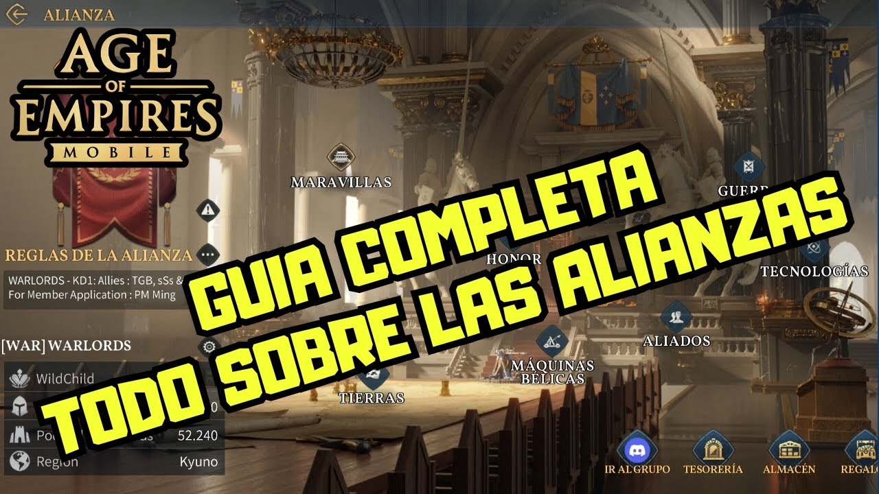 Guia Completa con Todo lo que debes Saber Sobre las Alianzas - Age of Empires Mobile
