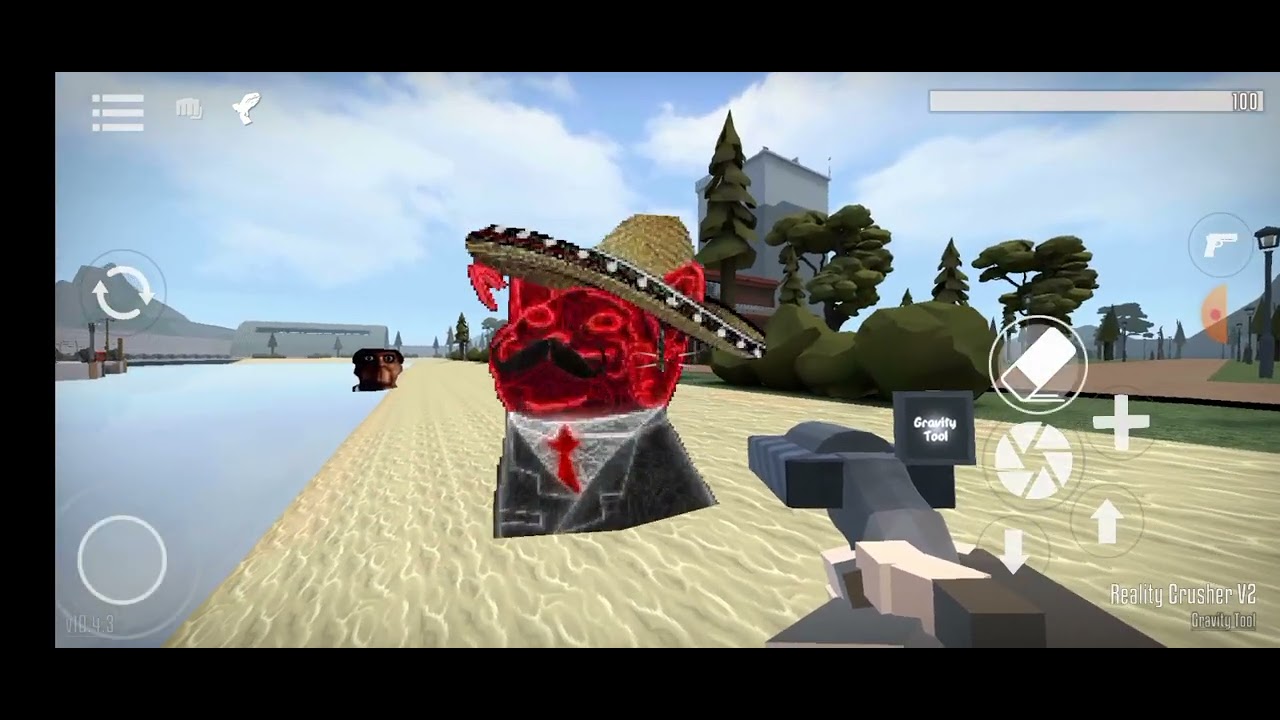 убегаем от обунги в Gorebox