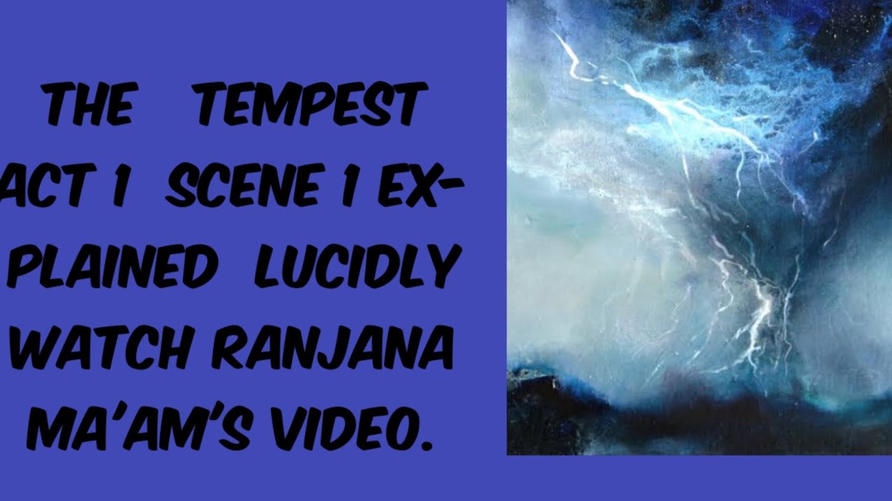 THE.  TEMPEST. .... WILLIAM. SHAKESPEARE SUMMARY AND ACT 1SCENE 1.