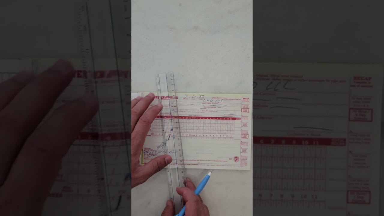 Como se llena el Log Book o libro de papel.