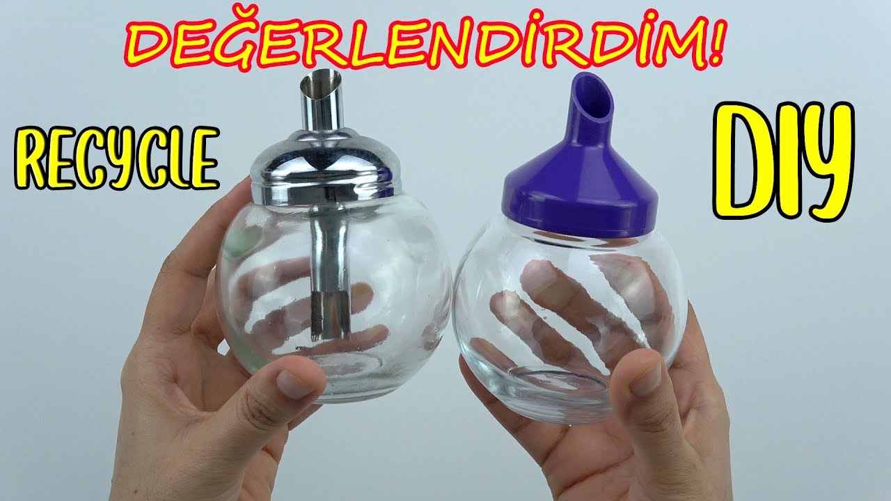 ESKİ KAVANOZLARIN MAKROME MUMLUĞA DÖNÜŞÜMÜ! (Makrome Mumluk Yapımı) / DIY Makrame Candle / Recycle