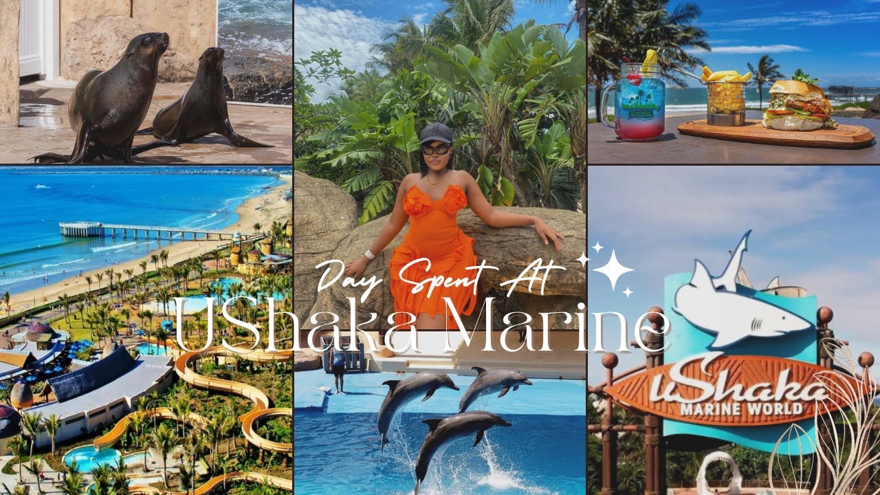 DAY AT AFRICAS LARGEST WATER PARK | USHAKA MARINE WORLD| 5th LARGEST AQUARIUM WW |SEA WORLD