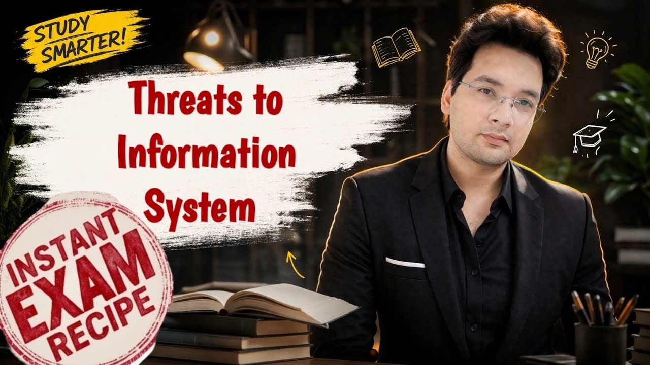 Threat to Infomation system- passive & active attack, accidental & intentional threats | MCA b.tech