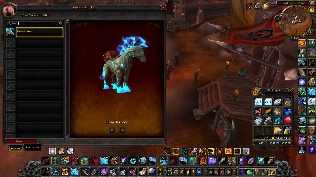 Free mount for playing hearthstone