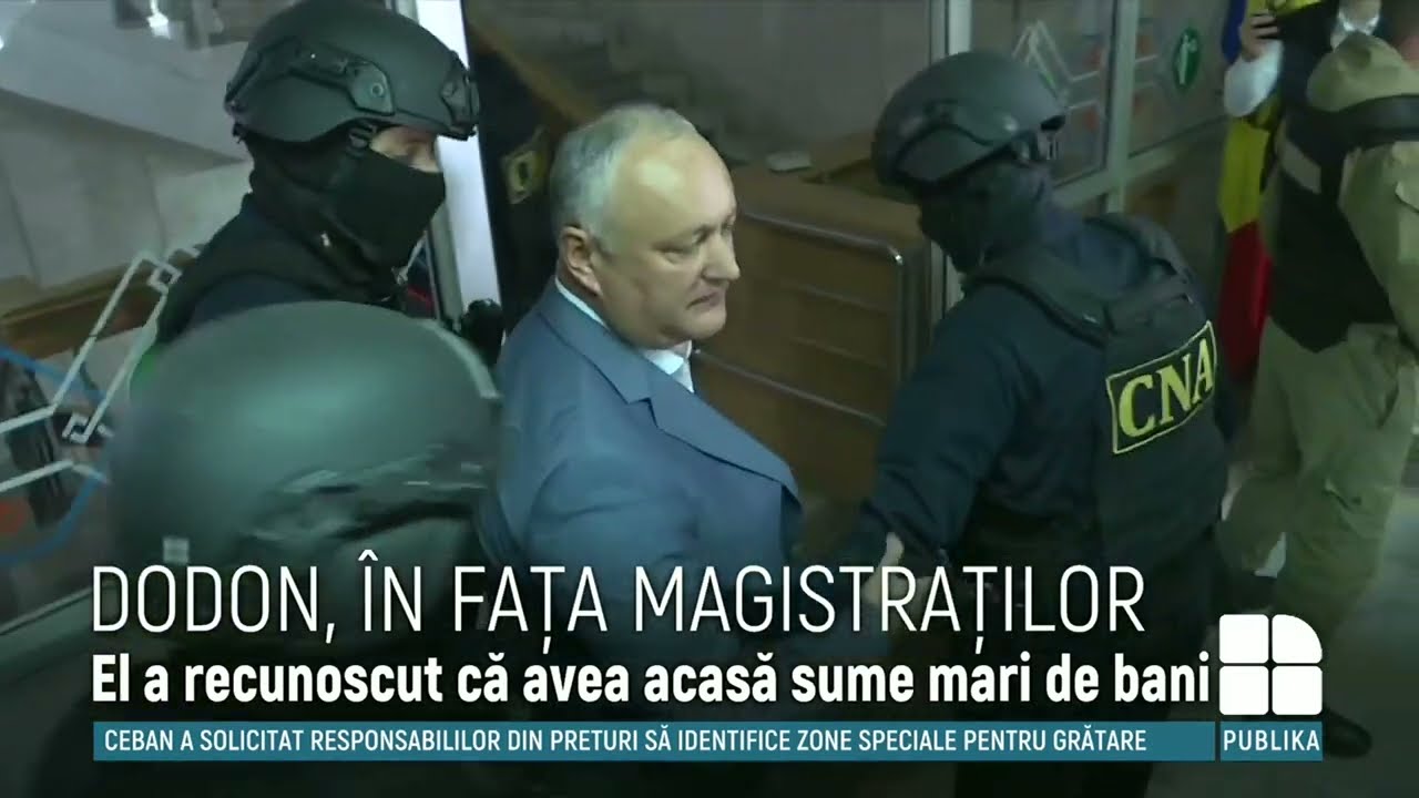 Primele declarații ale lui Igor Dodon de la Judecătoria Ciocana