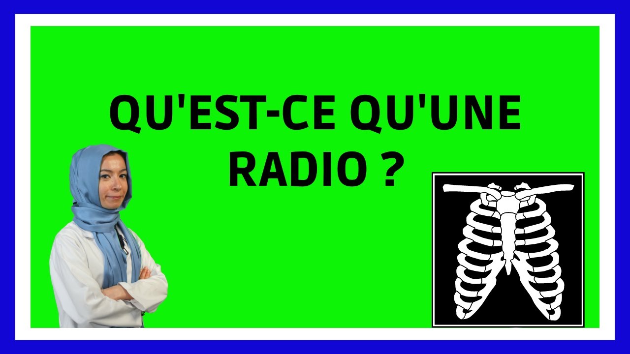 Quel est le principe d'une #radiographie ?