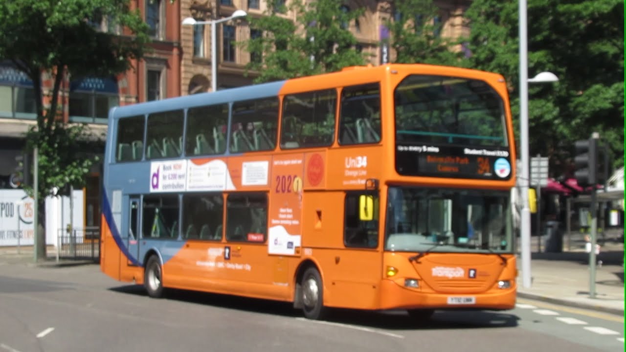 Nottingham City Transport Orange Line 34 Scania Omnidekka Focus 2021