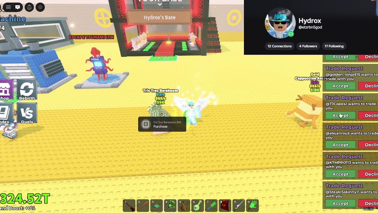 🔴LIVE! STEAL A BRAINROT TRADING ROBLOX