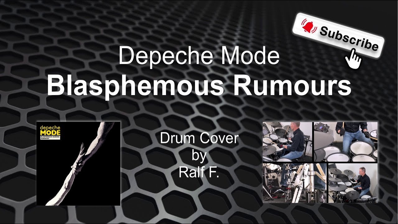 Depeche Mode - Blasphemous Rumours (1984) - Drum Cover by Ralf F.