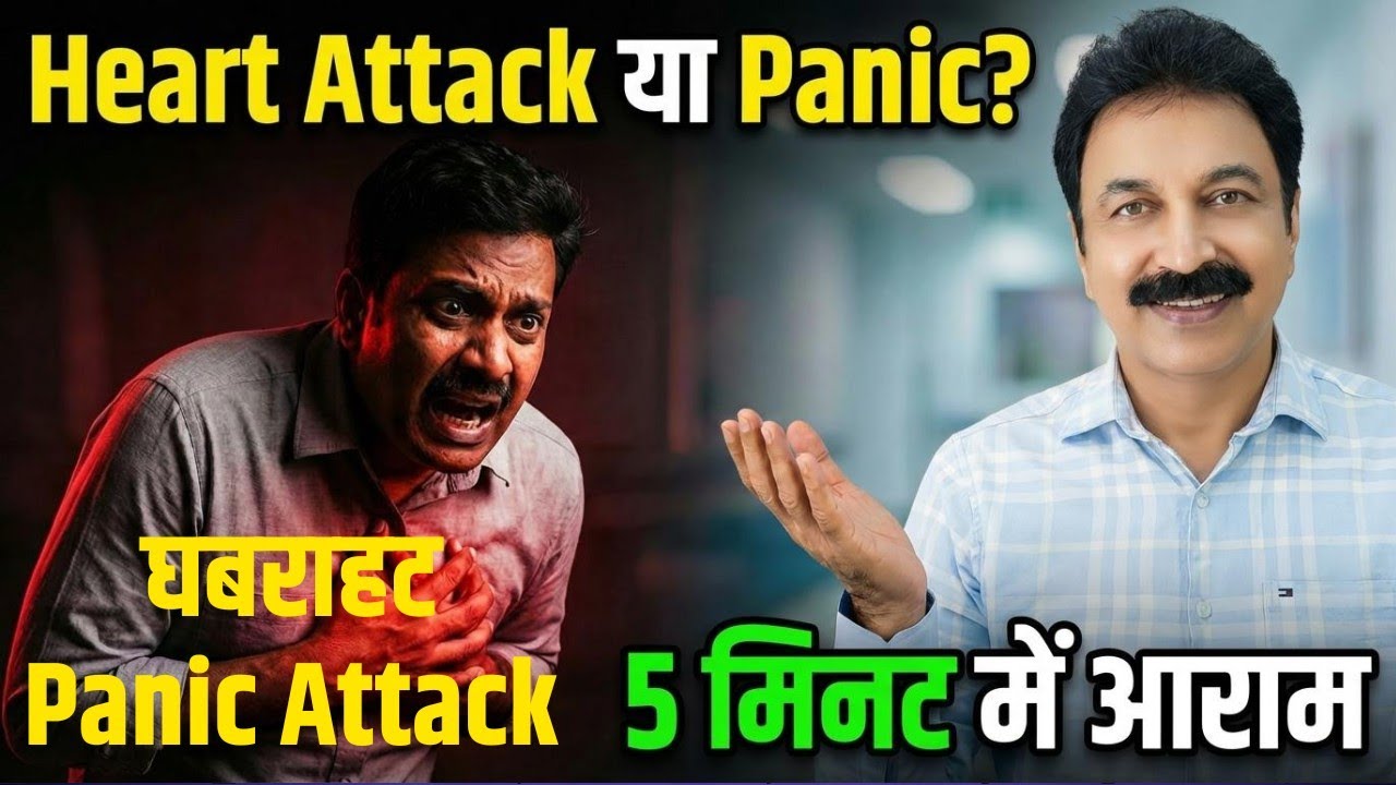 5 मिनट में Panic Attack और Ghabrahat पर कंट्रोल | Sudden Anxiety Relief | 7 Techniques by Dr. Puri