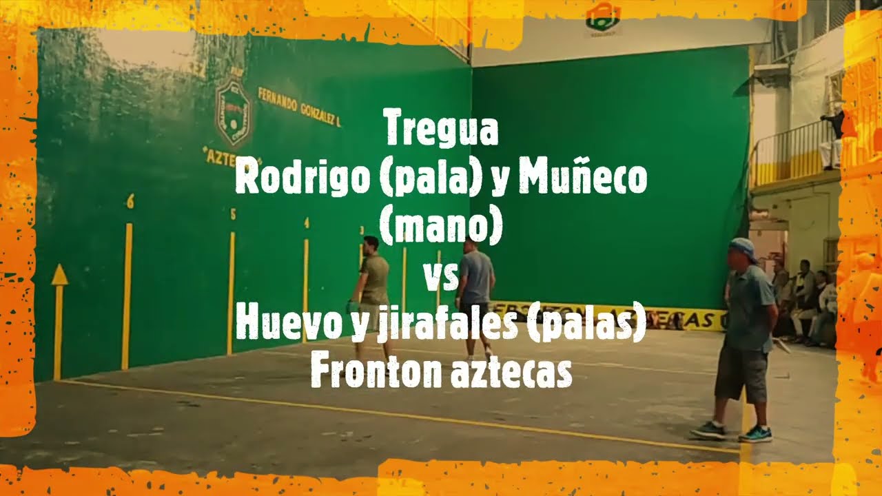 Palas VS Manos.  Rodrigo (pala) y David Pichardo Muñeco (mano) vs Huevo y Jirafales (palas)