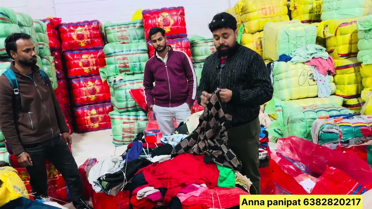 #annapnipat आपको एक्सपोर्ट सरप्लस के 😱सारे कपड़े मिल जाएँगे ✅ समर विंटर पूरा ☎️6382820217#allinda🚚