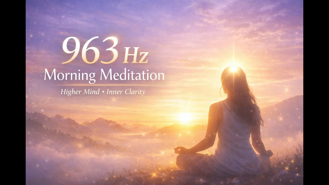 963 Hz Morning Meditation – Activate Your Higher Mind & Inner Clarity