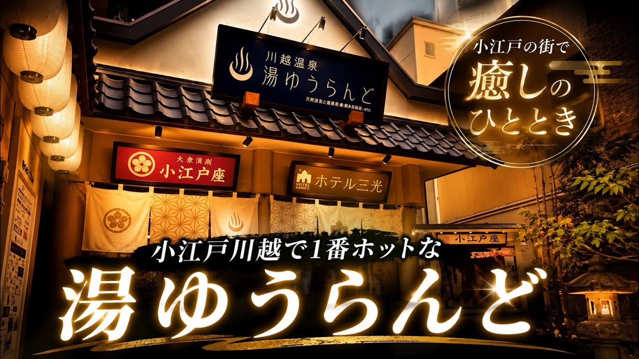【川越】湯ゆうらんどで川越を満喫。演劇好きにもオススメ