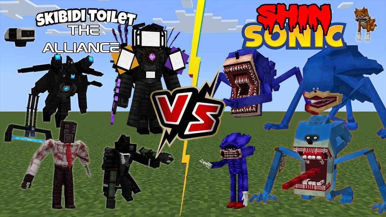 Shin Sonic VS The Alliance [Speaker Man, Camera Man, TV Man] 🆚 [Sonic Tapes Chaos]