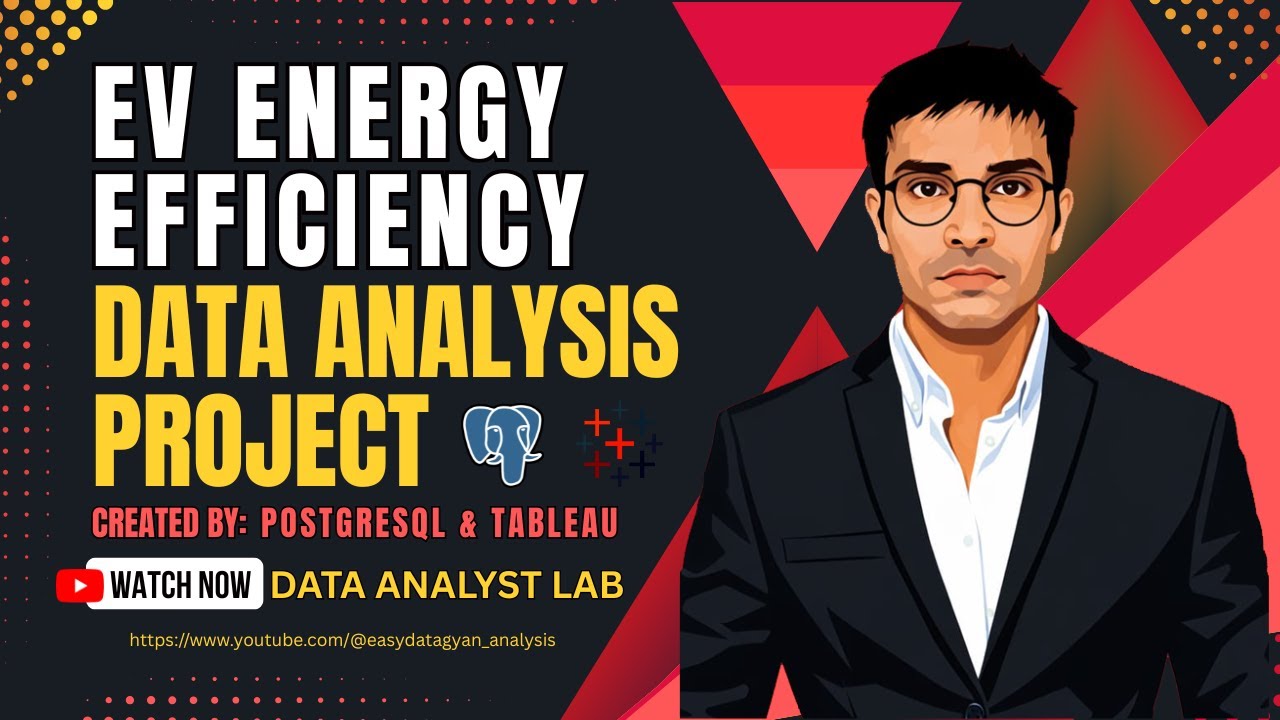 EV Energy Efficiency Project Analysis by PostgreSQL & Tableau Public