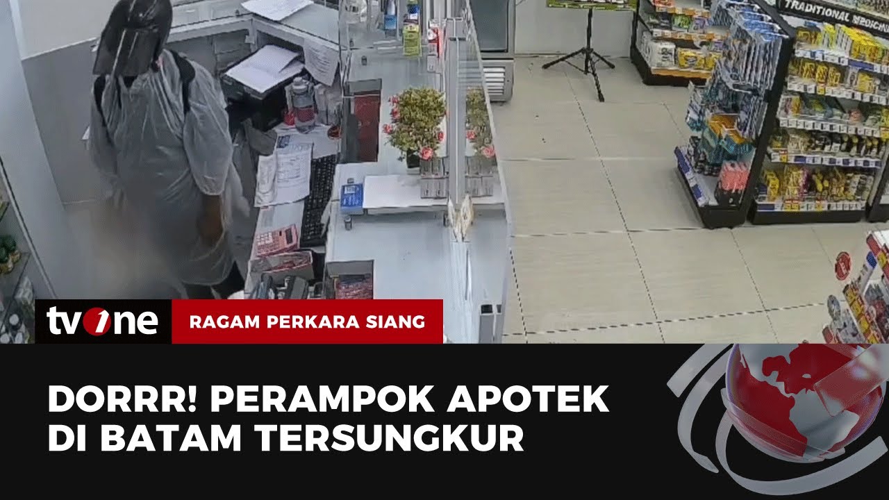 Ditangkap, Pelaku Perampokan Apotek di Batam Dihadiahi Timah Panas | Ragam Perkara Siang tvOne