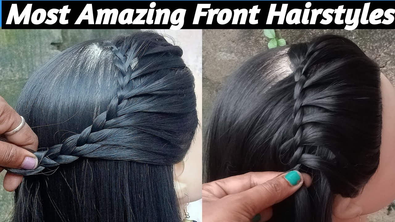 Most Amazing Front Hairstyles|Simple Hairstyle|School hairstyles|#shorts #viral #hairstyle #hair