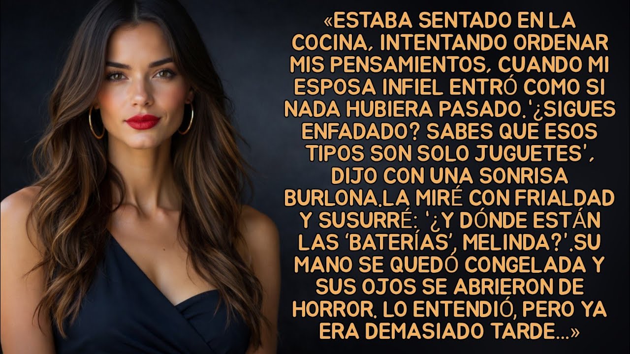 «Estaba sentado en la cocina, intentando ordenar mis pensamientos, cuando mi esposa infiel entró