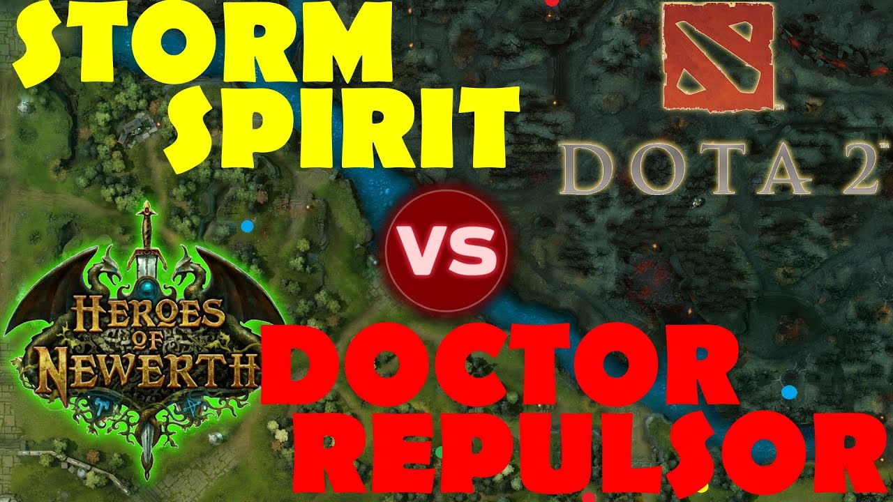 Dota 2 vs HoN - Storm Spirit vs Doctor Repulsor Comparison