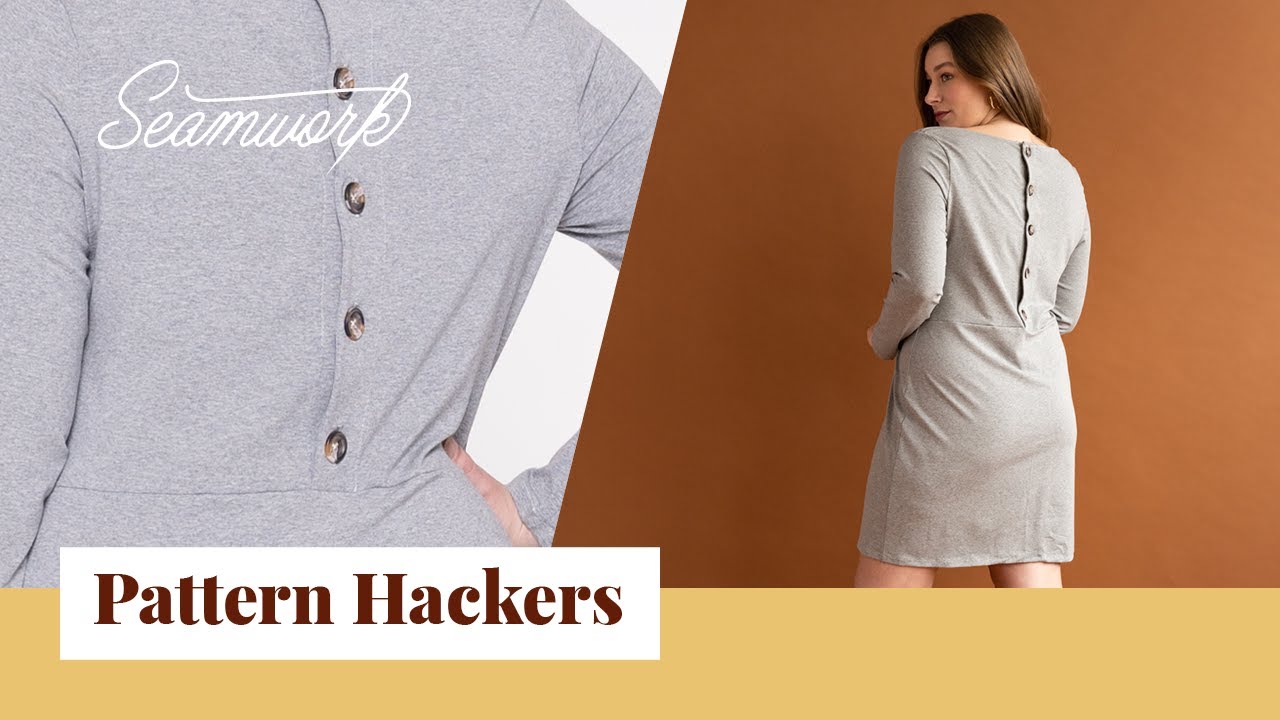 Sewing Pattern Hack: How to draft a button closure