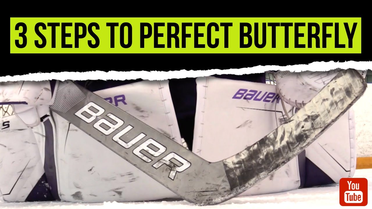 3 Steps To Perfect Butterfly | Hockey Goalie