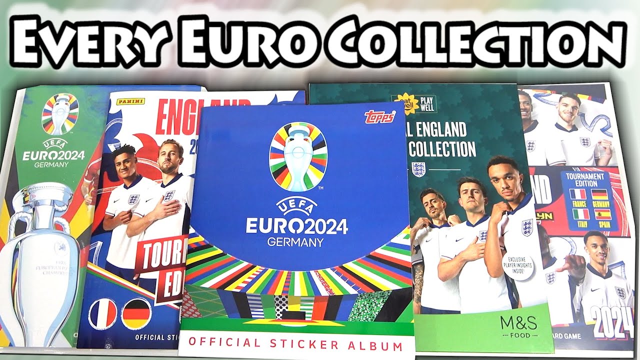 EVERY EURO 2024 COLLECTION ALBUM & BINDER UPDATE! 5 Sticker & Card Collections | Topps & Panini