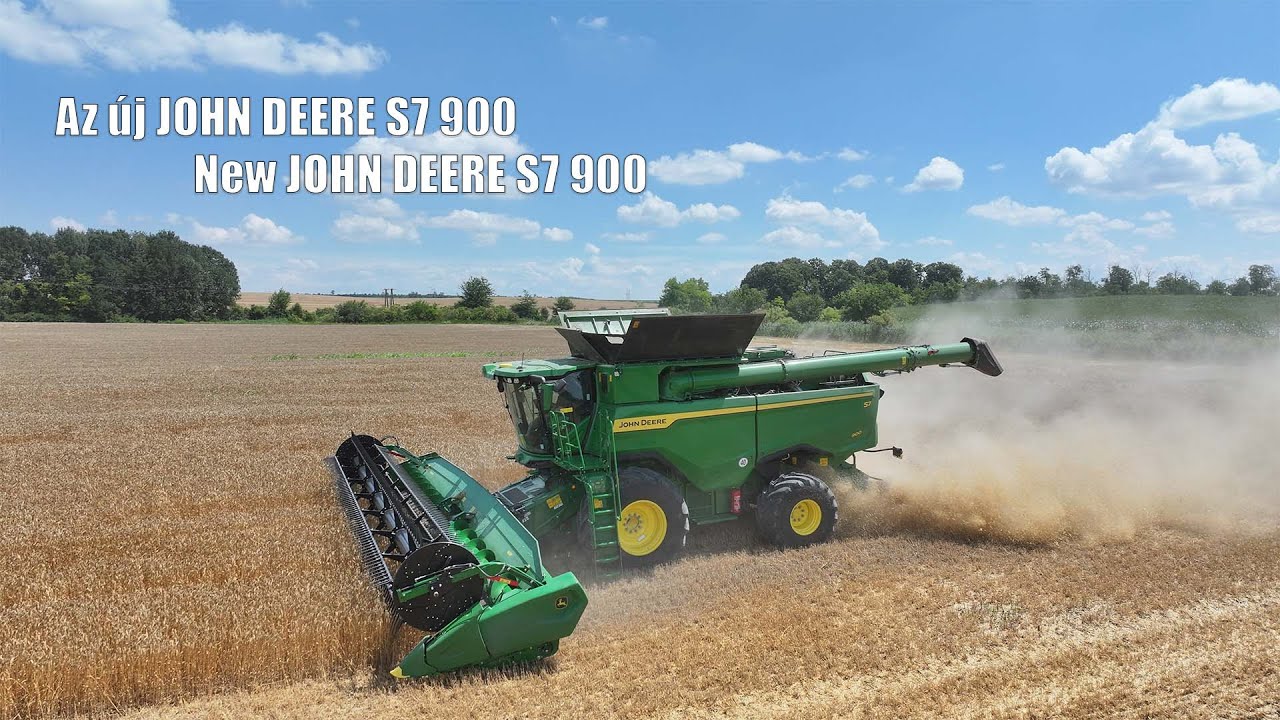 Az új John Deere S7 900/New John Deere S7 900 + CASE IH 8230, John Deere 8230, Steyr, Case IH Puma