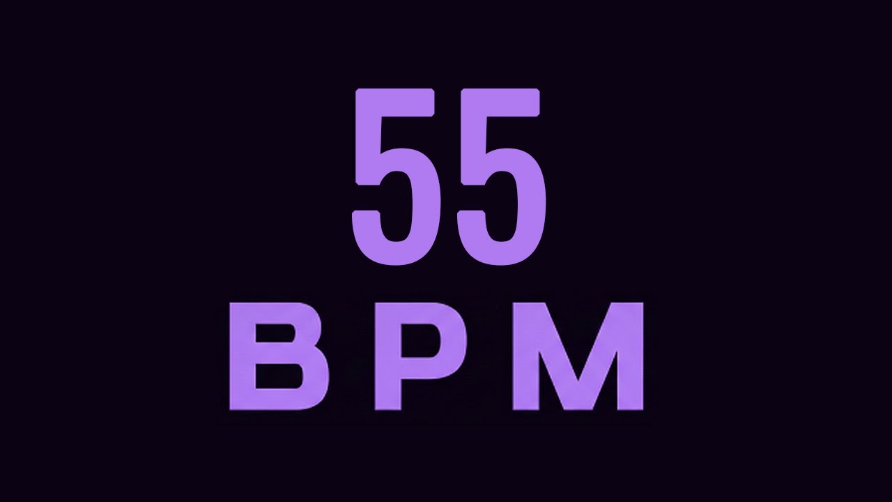 55 BPM Metronome for Drums, Guitar & Percussion | Ultra Clear