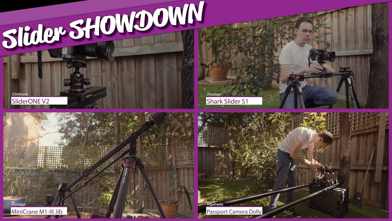 Edelkrone , Rigwheels, iFootage and a Jib! // TECH TALK SLIDER SHOWDOWN