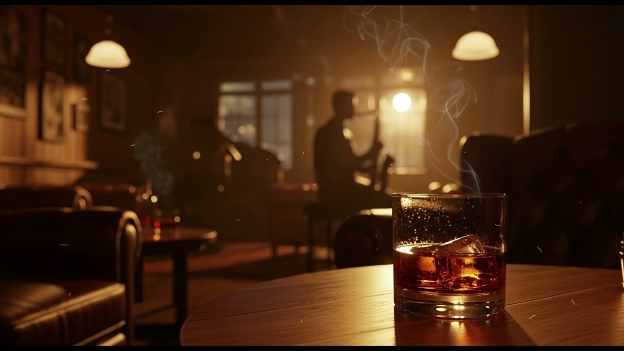 Smooth Jazz Lounge 🥃 Whiskey Blues Melodies for Relax, Focus & Night Work, Whiskey Bar Jazz 🎶