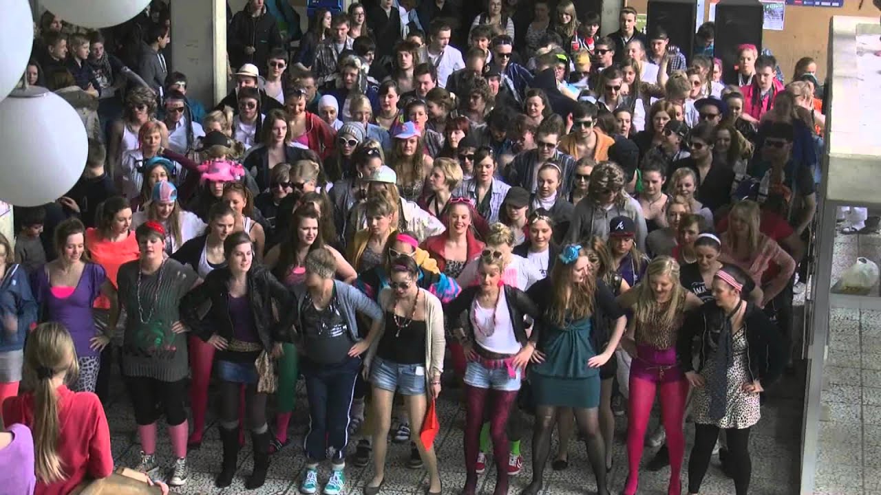 Flashmob Mottowoche Friedrich-Leopold-Woeste-Gymnasium