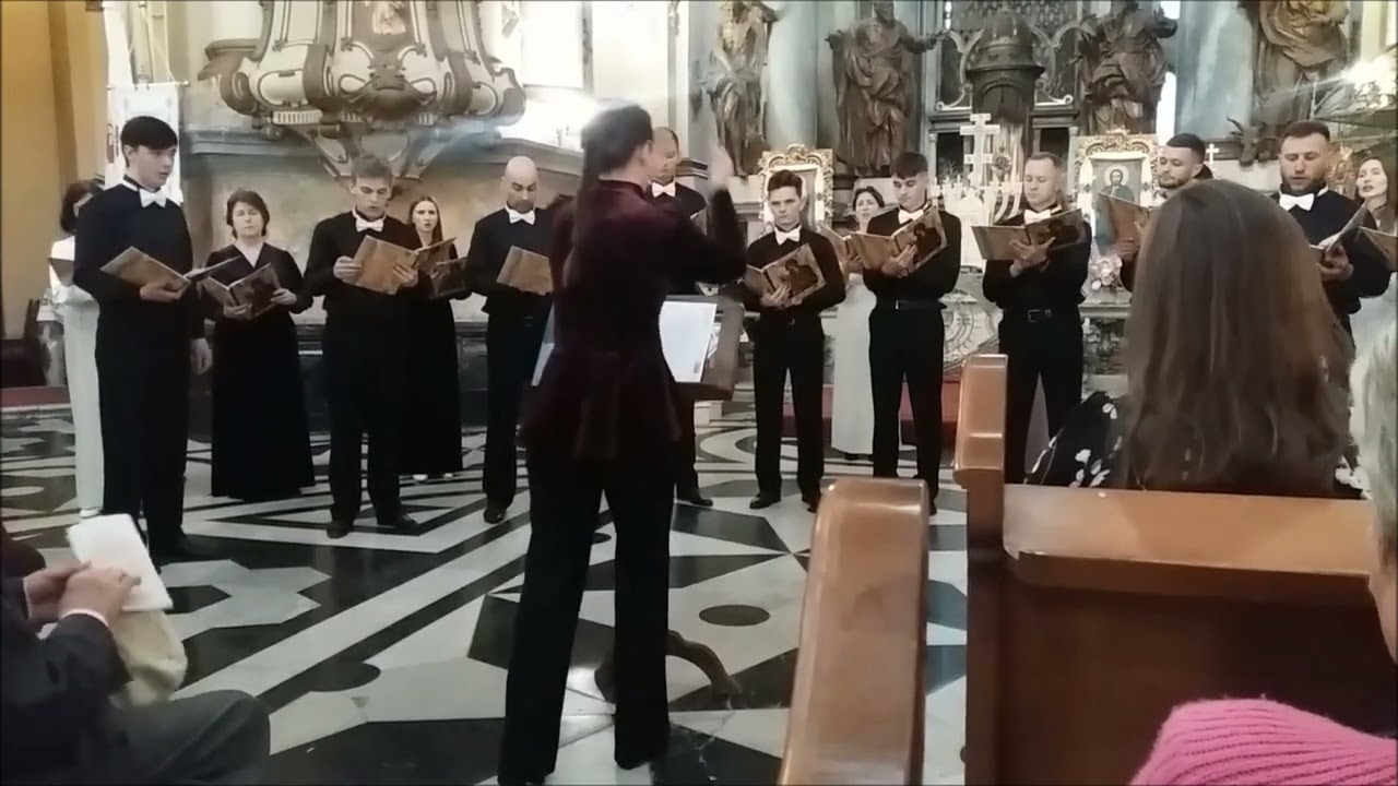 Микола Дилецький Сладчайшая Діво Маріє партесний концерт #8 Хор Credo Луцьк