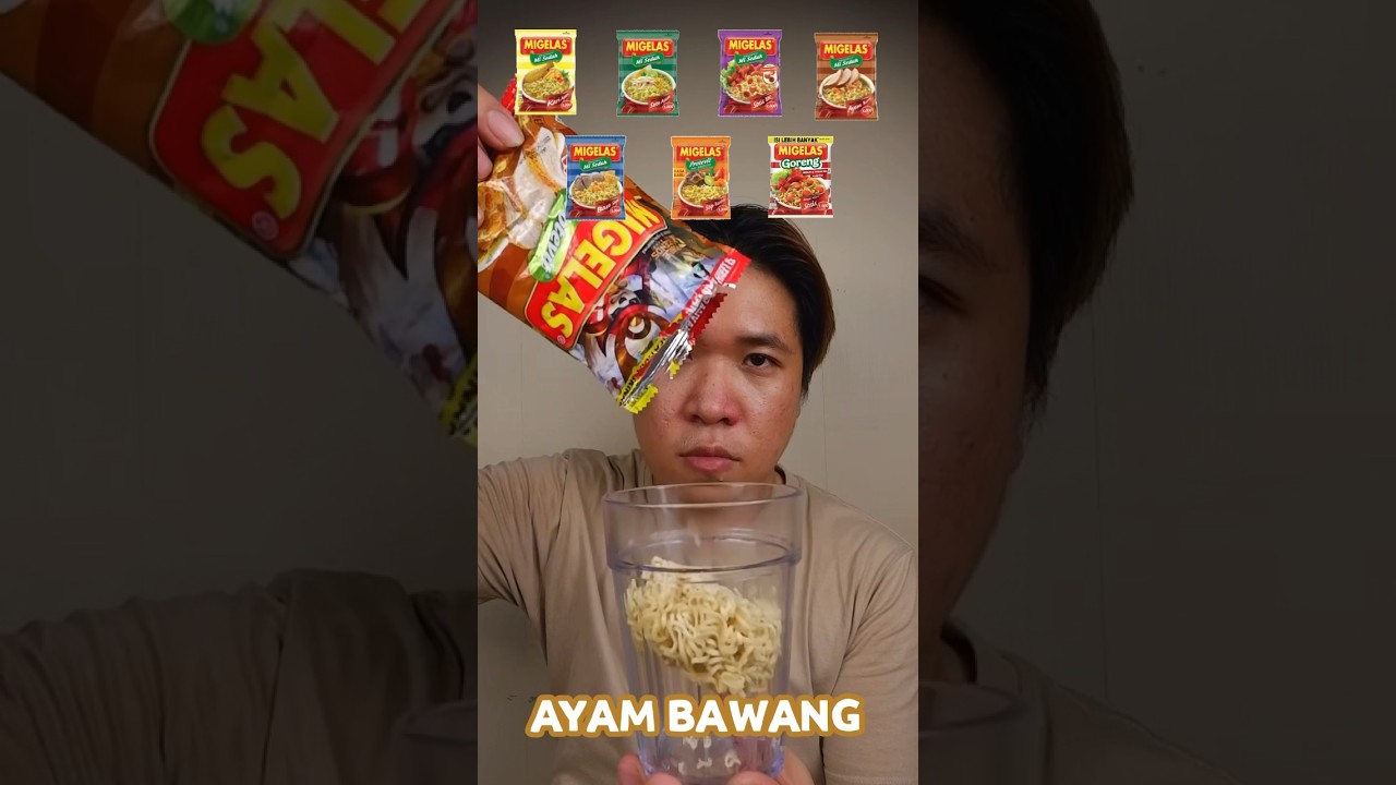 MAKAN SEMUA RASA MIE GELAS #asmr #shorts #shortvideo #youtubeshorts #mie #gelas