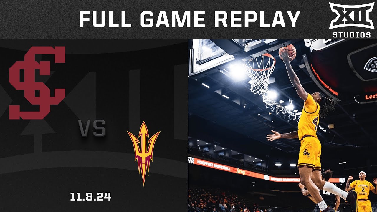 Santa Clara vs. Arizona State Full Game Replay | 2024-25 Big 12 Men’s Basketball
