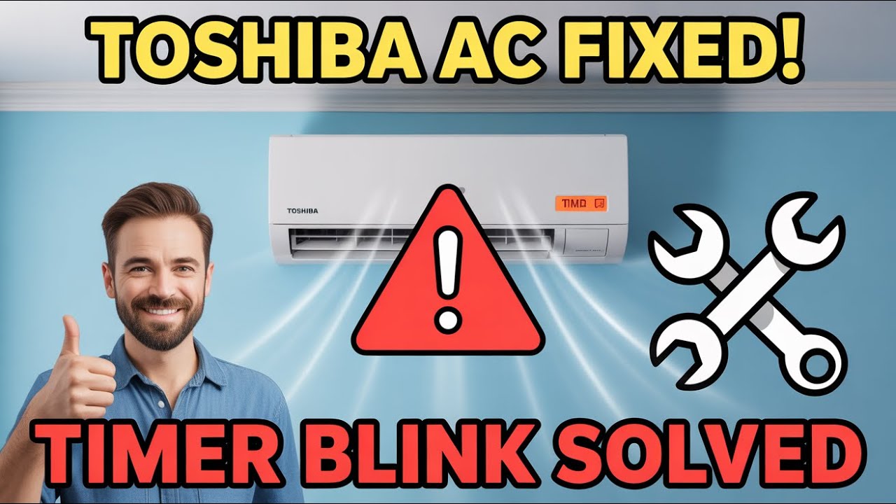 The REAL REASON Your Toshiba Inverter AC Timer Light Is BLINKING!