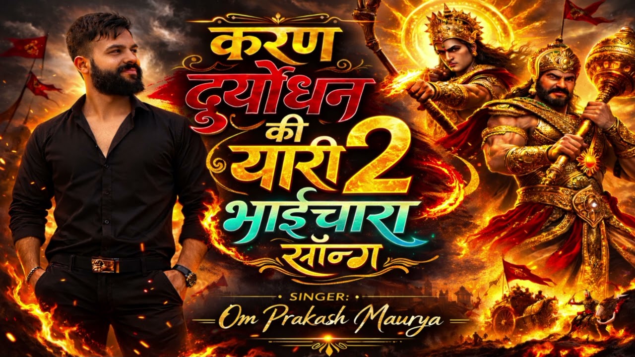 Karna Duryodhan Ki Yaari 2 🔥 | Bhaichara Song | Om Prakash Maurya | Mahabharat Friendship Song