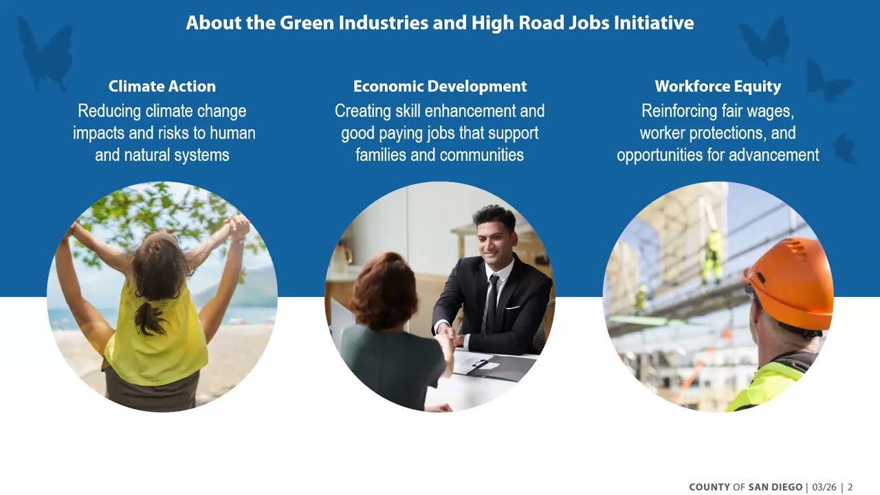 About the Green Industries and High Road Jobs Plan
