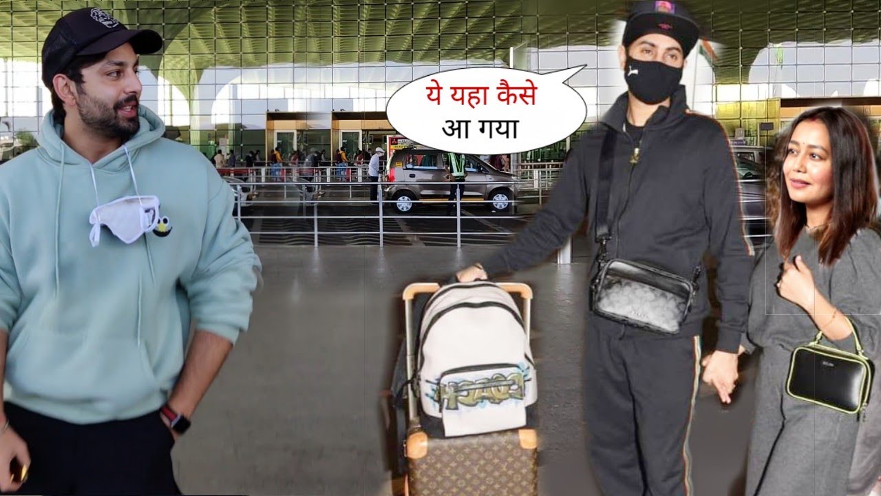 Neha Kakkar Ex Boyfriend Himansh Kohli Happy React on Airport after Nehupreet Wedding | Look Cool