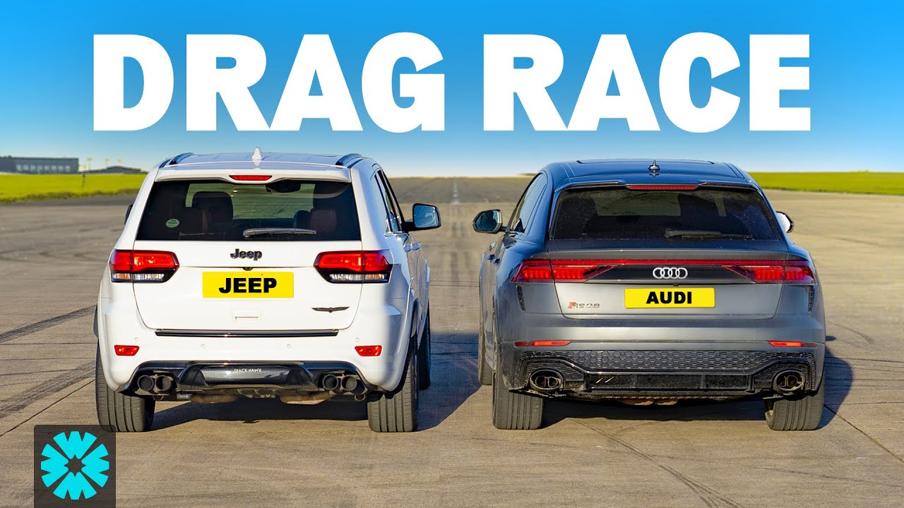Jeep Trackhawk v Audi RSQ8: 🇺🇸 v 🇩🇪 RACE