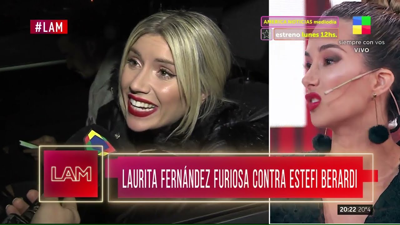 Estefi Berardi le contestó a Laurita Fernández: 