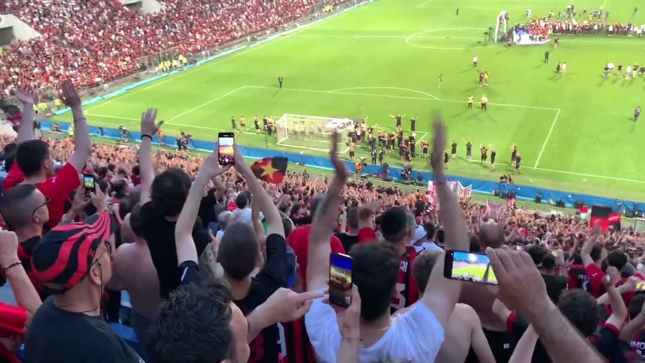 La festa scudetto del Milan al Mapei Stadium