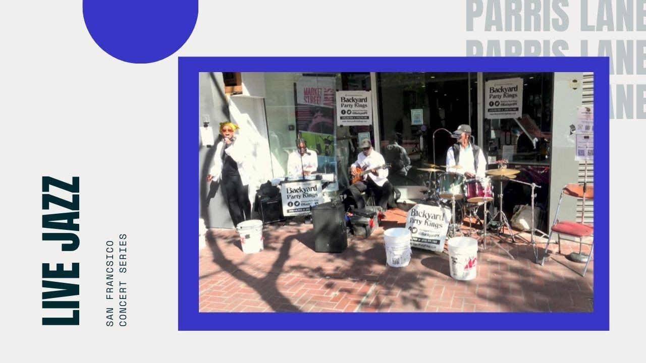 Chill Lo-fi Jazz Cover of Get Lucky with Parris Lane and Backyard Party Kings Live
