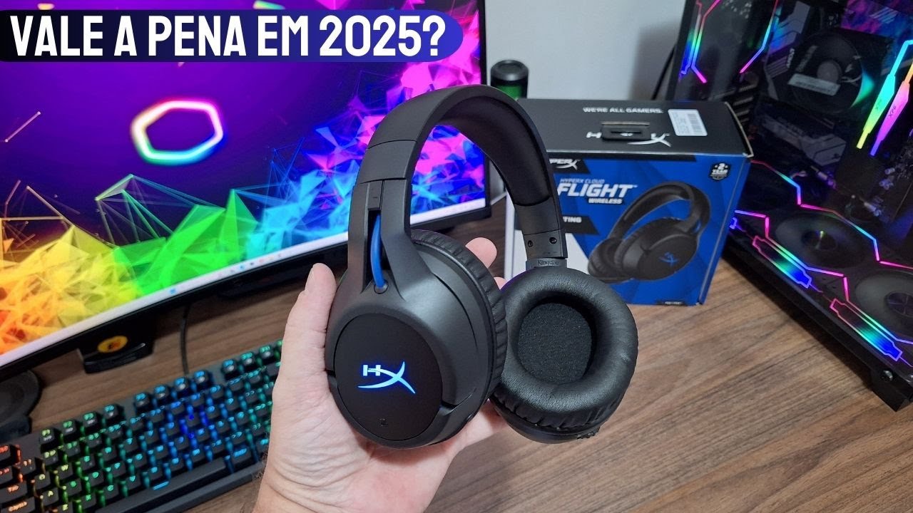 HEADSET HYPERX CLOUD FLIGHT - UNBOXING E REVIEW