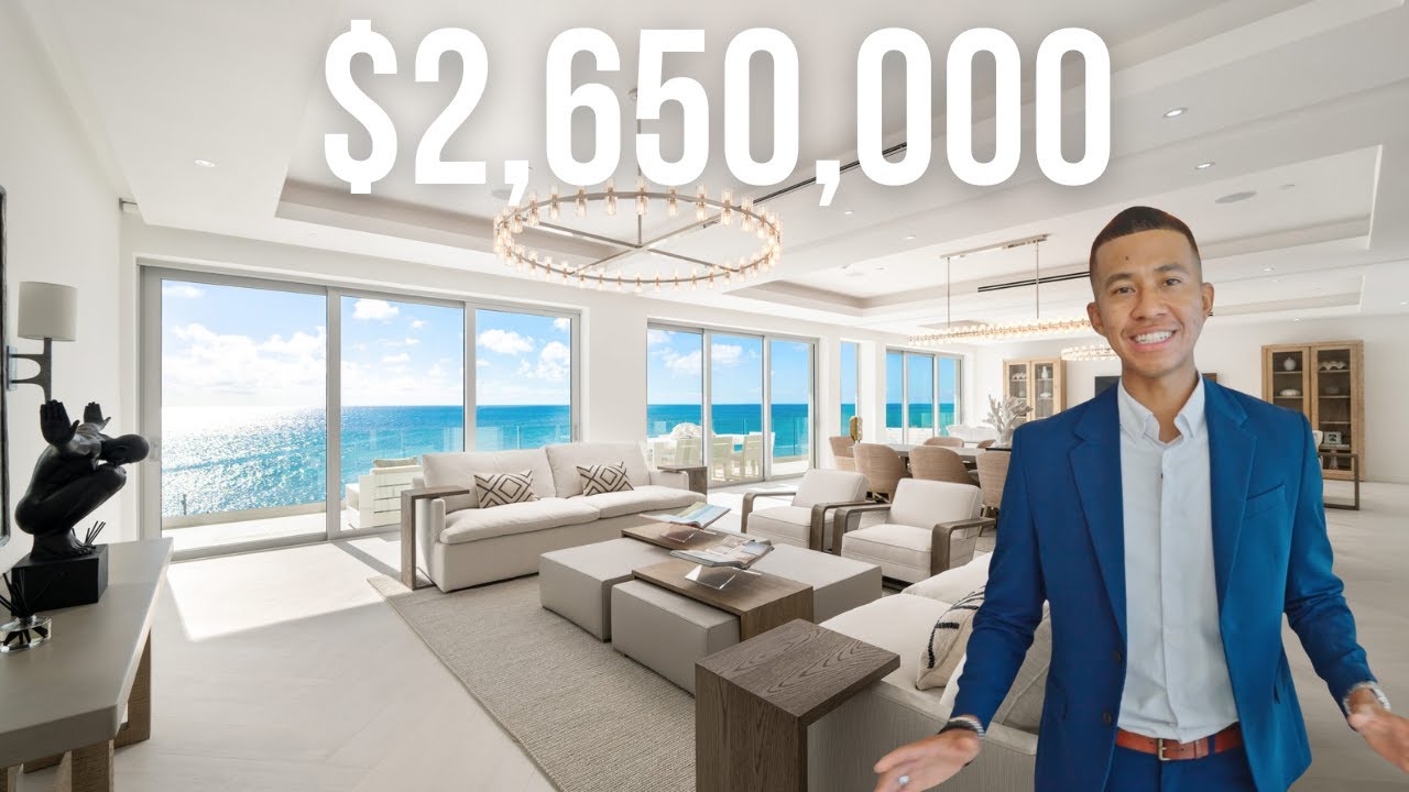 Inside a $2,650,000 Ultra-Modern Beachfront Condo | Palm Cay, Bahamas