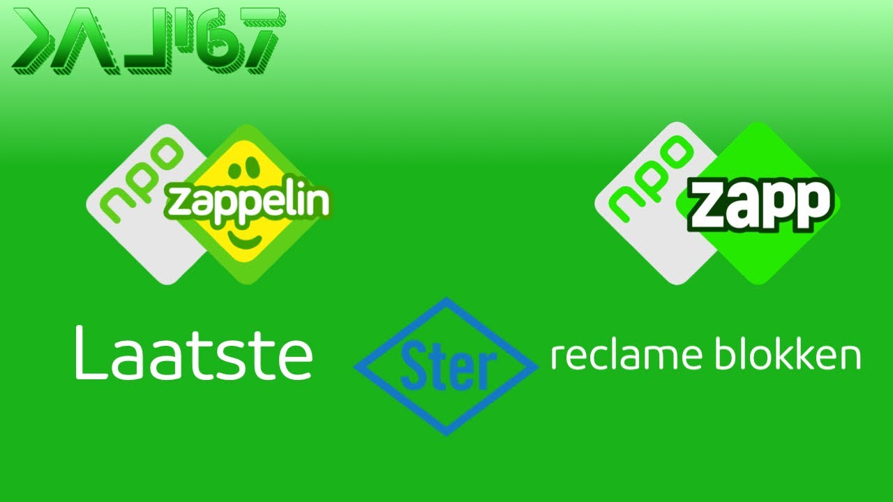 Laatste NPO Zappelin en Zapp Ster reclame blokken ooit! (31-12-2020)