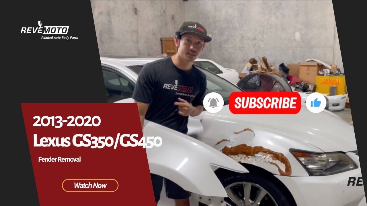 How to Remove & Install the Passenger Side Fender on a 2014 Lexus GS350/GS450 (Step-by-Step)
