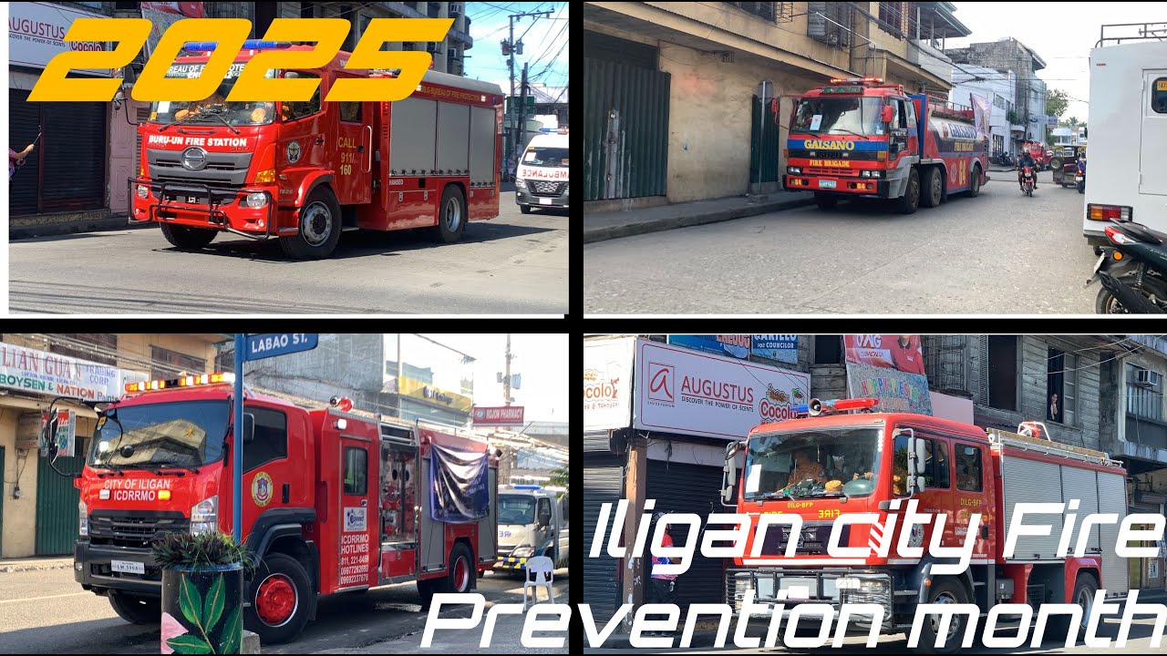 Iligan City Fire Prevention Month 2025 Motorcade (Philippines)