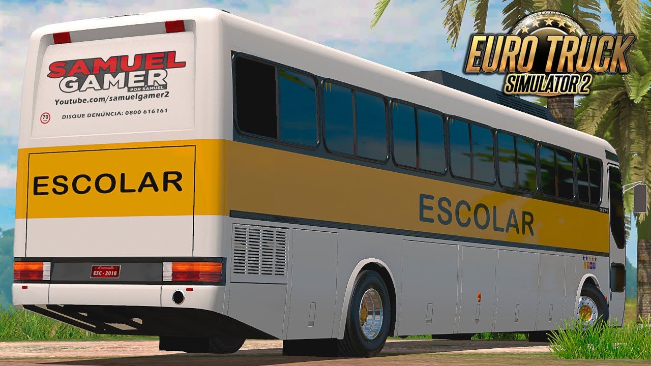 Ônibus Monobloco O371 ESCOLAR - Euro Truck 2