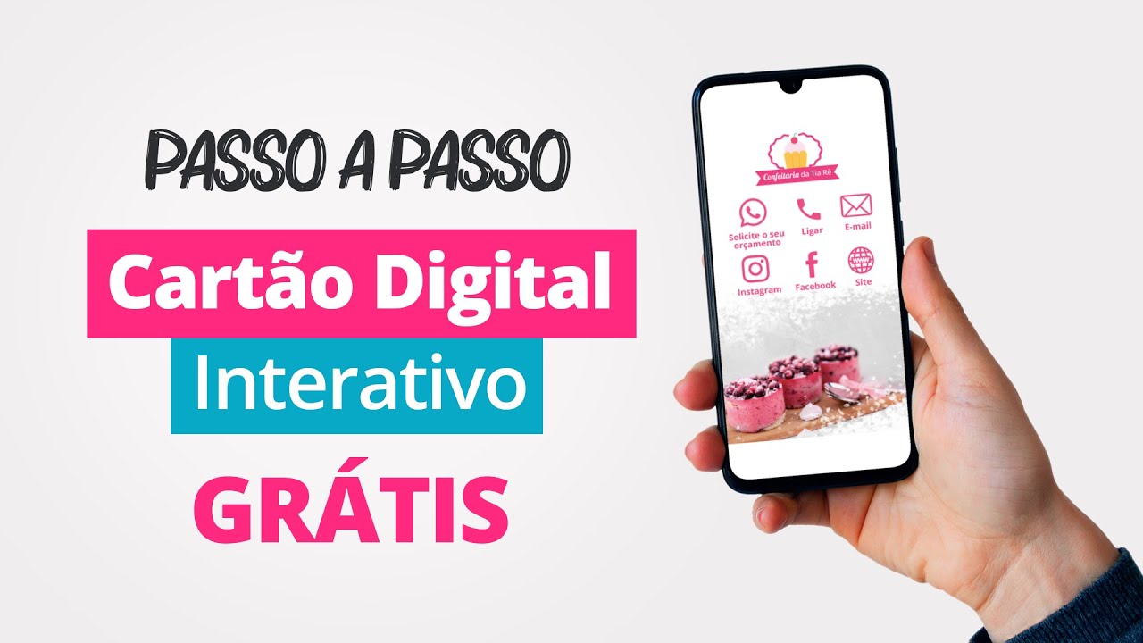 Aulão Cartão Interativo Grátis - Como criar um Cartão de Visita Digital e Interativo